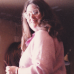 Pregnant Cathy Callihan, 1988